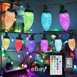 IBaycon RGB C9 Christmas Lights Outdoor 70 LED 45ft Color Changing String Lig