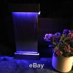 Indoor / outdoor Wall water feature LED colour change lights Chrstmas gift