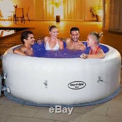 JULY DELIVERY Lay-Z-Spa Paris 4-6 person Hot Tub, LED Lights, Cover Included
