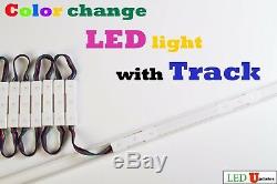 LEDUPDATES STOREFRONT LED LIGHT COLOR CHANGE RGB include TRACK & UL POWER SUPPLY