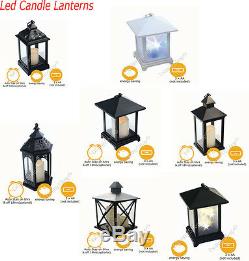 LED Candle Lantern Moroccan Colour Changing Flickering Flameless Battery Lantern