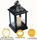 Led Candle Lantern Moroccan Colour Changing Flickering Flameless Battery Lantern