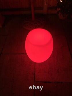 LED Colour Changing Barrel Stool Seat Chair Illuminated Rechargeable Glow