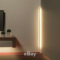 LED Corner Floor Lamp Hue RGB Colours WHITE Body Minimalist with Remote