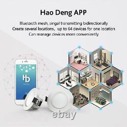 LED Down light WiFi Bluetooth Smart Ceiling Downlight APP RGBWC Changing Color