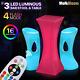 Led Light Up2 Bar Stool+pub Party Tabledining Set 16 Color Changing Patio Seat