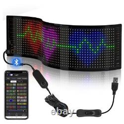LED Matrix Pixel Panel Display Bluetooth APP USB 5V Flexible RGB Pattern modern
