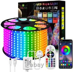 LED Strip Light 30m, GreenSun RGB Colour Changing Rope Lights 1800 LEDs with IP65
