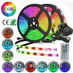 LED Strip Lights 1-10m RGB 5050 Colour Changing Tape Cabinet Kitchen TV Lighting