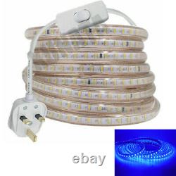 LED Strip Lights 220V Waterproof 3014 5050 Rope Garden Indoor Outdoor Lighing UK