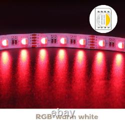 LED Strip Lights RGBWWithRGBCW 5050 Tape 12V RGB+White /Warm White Cabinet Light