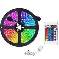 LED Strip Lights with Remote 5M RGB Flexible Color Changing Lights for Bedroom