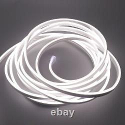 LED Strip Neon Flex Rope Light Waterproof 220V Flexible Outdoor Lighting+UK Plug