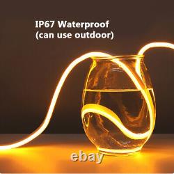 LED Strip Neon Rope Lights Waterproof 220V Flexible Outdoor Garden Light UK Plug