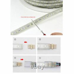 LED strip RGB 5050 110V 220V waterproof with RF Touch Remote For Home Decoration