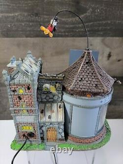 LEMAX SPOOKY TOWN HALLOWEEN Village Wicked Fast Broomsticks 2011 Retired TESTED