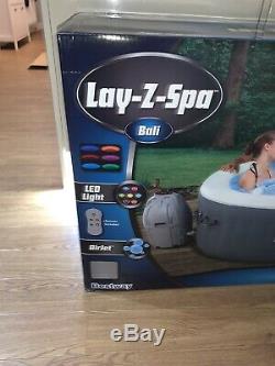 Lay Z Spa Bali Airjet LED BRAND NEW 2-4 Person Lazy Spa Hot Tub QUICK DISPATCH