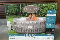 Lay-Z-Spa Honolulu 6 Person LED Hot Tub massagefreeze protect2021 trusted