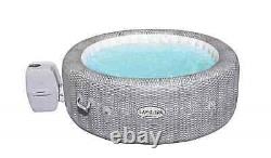 Lay-Z-Spa Honolulu AirJet Portable Spa 6 person LED Hot tub Grey