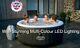 Lay Z Spa Lazy Spa Miami Airjet Hot Tub With Led Lighting For 4 Adults