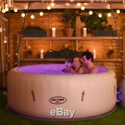 Lay Z Spa Lazy Spa Paris Airjet with LED's Brand New Hot Tub FREE DELIVERY