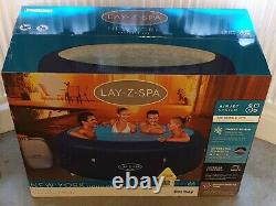 Lay-Z-Spa New York Blue ParisLED LIGHTSHot Tub Brand New FREE DELIVERY