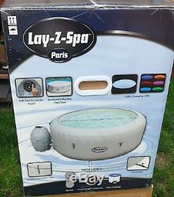Lay-Z-Spa Paris Hot Tub With LED System 4-6 PERSON