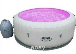 Lay-Z-Spa Paris Hot Tub with LED Lights, Airjet Inflatable, 4-6 person