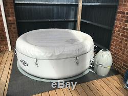 Lay-Z-Spa Paris Hot Tub with Remote Controlled LED Lights & Loads of Extras