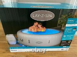Lay Z Spa Paris Luxury Inflatable Hot Tub (4-6 people) with LED lights FREE P&P