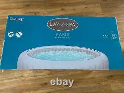 Lay Z Spa Paris Luxury Inflatable Hot Tub (4-6 people) with LED lights FREE P&P