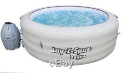 Lay Z Spa VEGAS Hot Tub Jacuzi 6, Person Like Miami Paris Cancun LED Lights Lazy