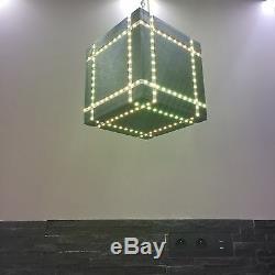 Led Light Cube Large Ceiling Light Multi Colour Changing Remote Control Modern