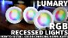Lumary Smart Rgb Recessed Downlight Install Led Recessed Lights Color Changing Recessed Light
