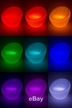 Luminatos 10, LED Armchair Illuminated Color Change Remote Control Leuchtsessel