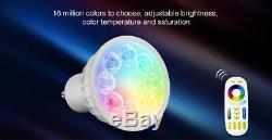 MI-LIGHT 4W GU10 RGB+CCT LED colour changing + remote control cool warm WIFI
