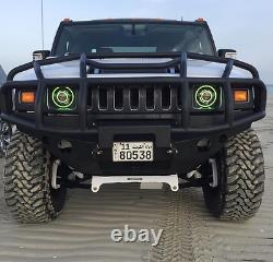 MONSTER Stage 3 LED Headlights Jeep Wrangler HIDprojectors Color Changing 7