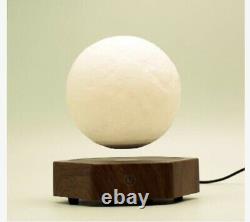 Magnetic Levitating Moon Room Lamp 2 Colours Night Light floating Spinning Gift
