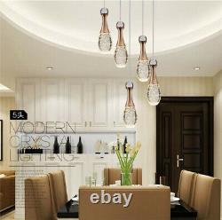 Modern Bubble Crystal Ceiling LED Light Kitchen Bar Pendant Lamp Bar Home Light