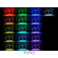 Multi-Color Changing LED RGB Headlamp Halo Ring M7 Set For 02-05 Dodge Ram Sport