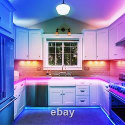 Multicolor LED Strip Lights 9.6FT, Color Changing Lighting with APP Control
