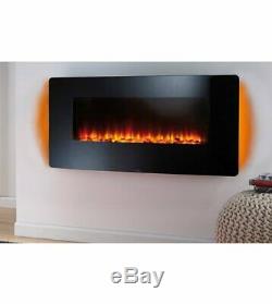 NEW Beldray EH1162 36 Colour Changing LED Electric Wall Freestanding Fire 1500w
