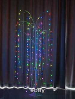 NOWSTO Lighted Birch Willow Tree 5FT 180 Color Changing Fairy Twinkle LED Lig