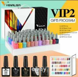 New 60 Venalisa Gel Polish kit Color Gel Polish UV LED VIP2