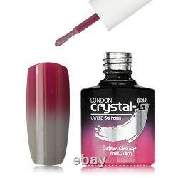 New Crystal-G, Thermal Colours Change TH-05 UV / LED Gel Nail Polish, UK Brand