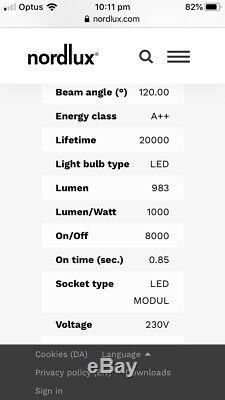 Nordlux SpaceB LED Pendant Colour Change Light Denmark As New Display RRP $900