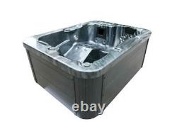 Outdoor whirlpool Hot Tub With Heater Ozone LED For 2 3 Persons Black/White