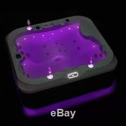 Outdoor whirlpool With Heater LED Ozone Stairs Hot Tub Spa For 3 Persons 195x170