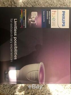 Philips Hue GU10 Spot White & Colour Ambiance Starter Kit Smart Bulb 3x Pack LED