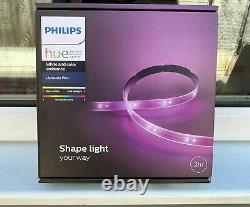 Philips Hue Lightstrip Plus 2m White & Colour Wireless Smart Led Kit V3 Sealed